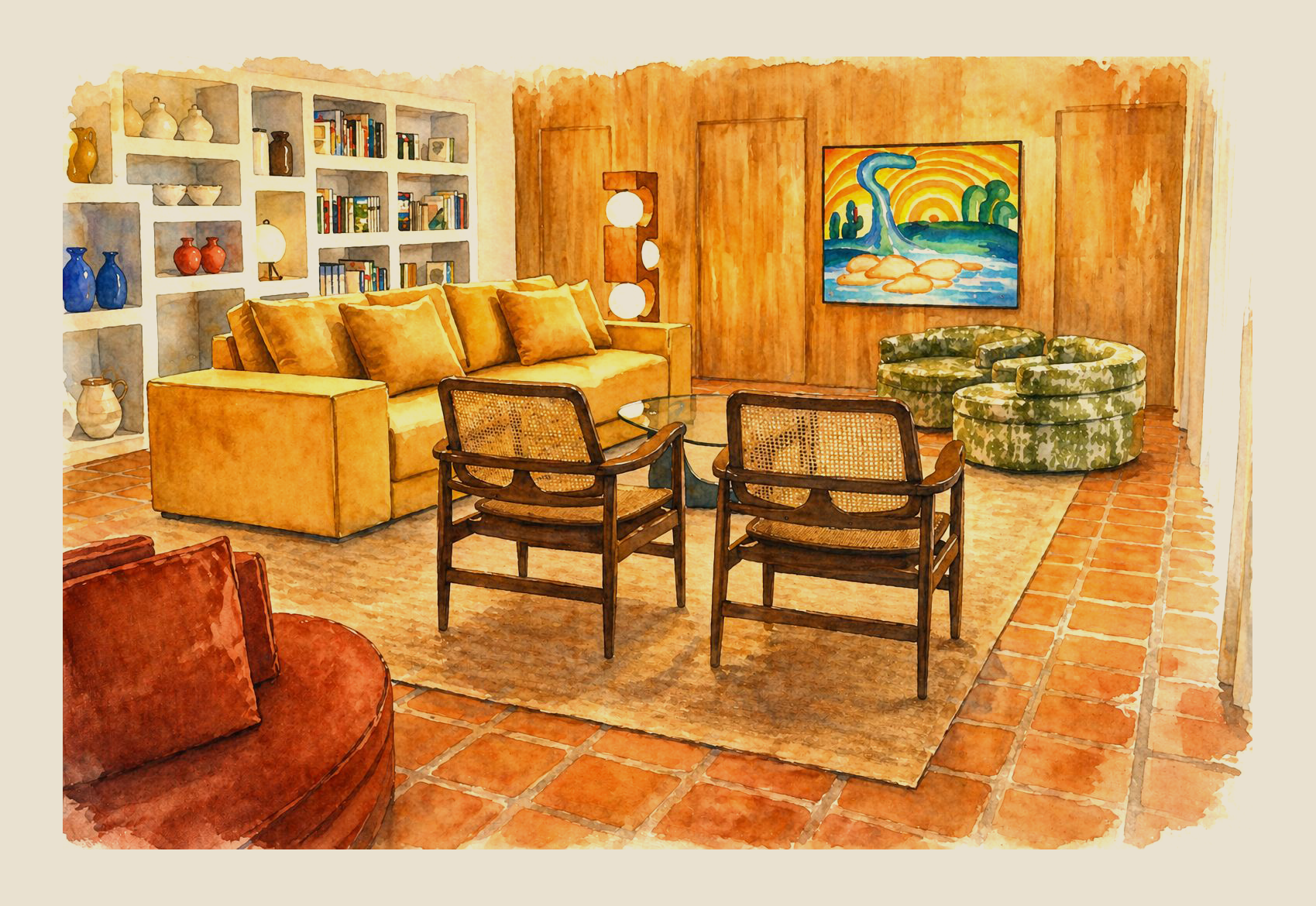 casa alma — sala mostarda